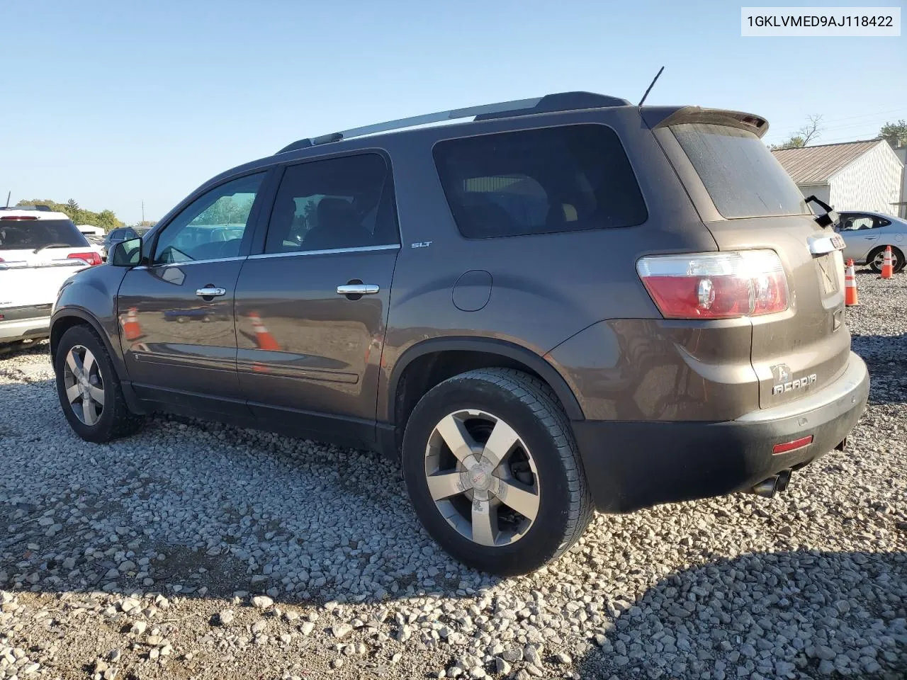 2010 GMC Acadia Slt-1 VIN: 1GKLVMED9AJ118422 Lot: 75848734