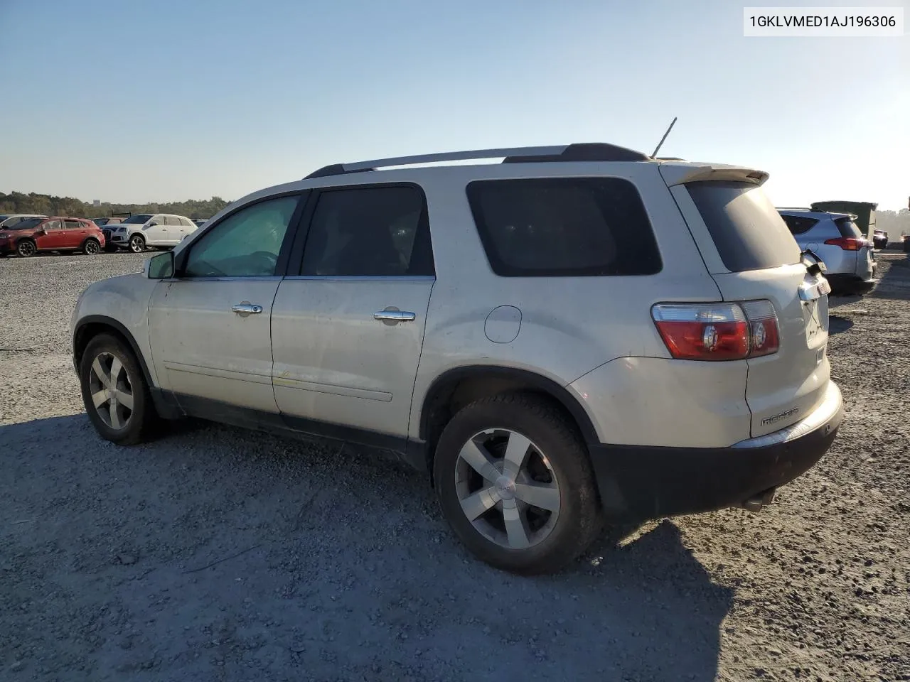 2010 GMC Acadia Slt-1 VIN: 1GKLVMED1AJ196306 Lot: 76012074