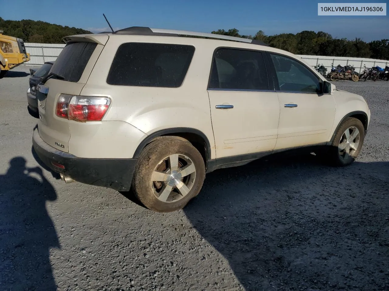 2010 GMC Acadia Slt-1 VIN: 1GKLVMED1AJ196306 Lot: 76012074