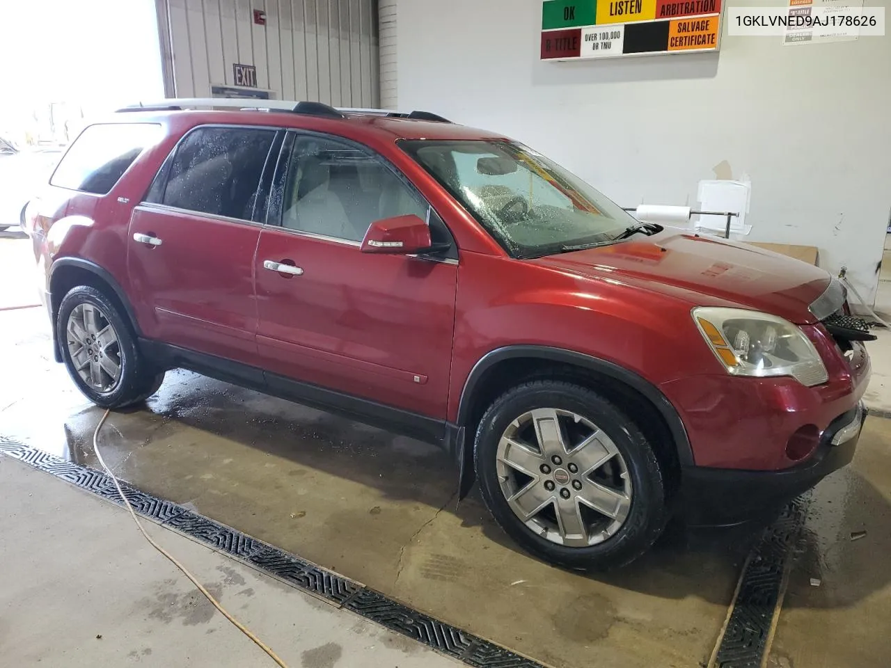 2010 GMC Acadia Slt-2 VIN: 1GKLVNED9AJ178626 Lot: 76185954