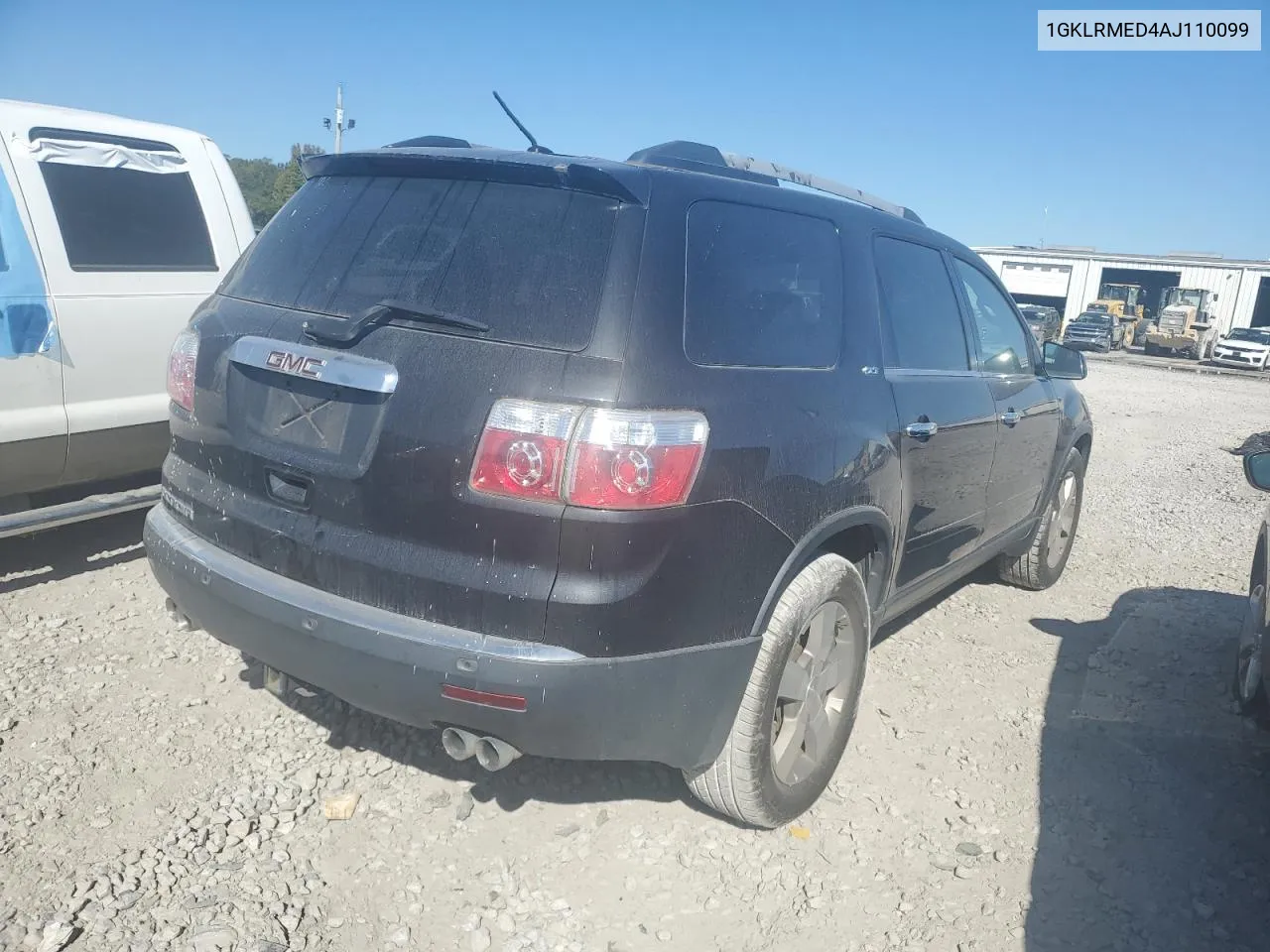 2010 GMC Acadia Slt-1 VIN: 1GKLRMED4AJ110099 Lot: 76726084