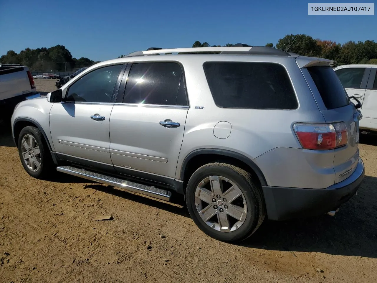 2010 GMC Acadia Slt-2 VIN: 1GKLRNED2AJ107417 Lot: 76878884