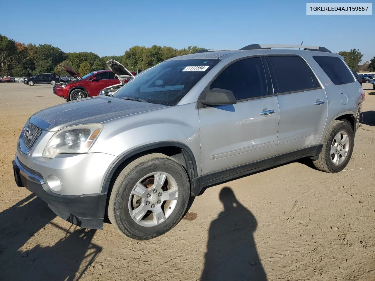 2010 GMC Acadia Sle VIN: 1GKLRLED4AJ159667 Lot: 77172864