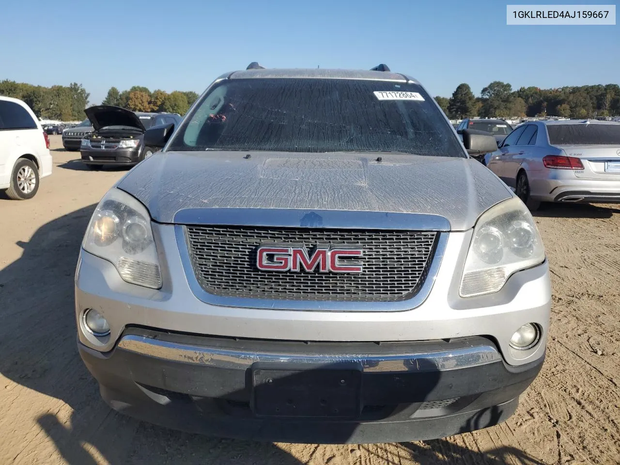 2010 GMC Acadia Sle VIN: 1GKLRLED4AJ159667 Lot: 77172864