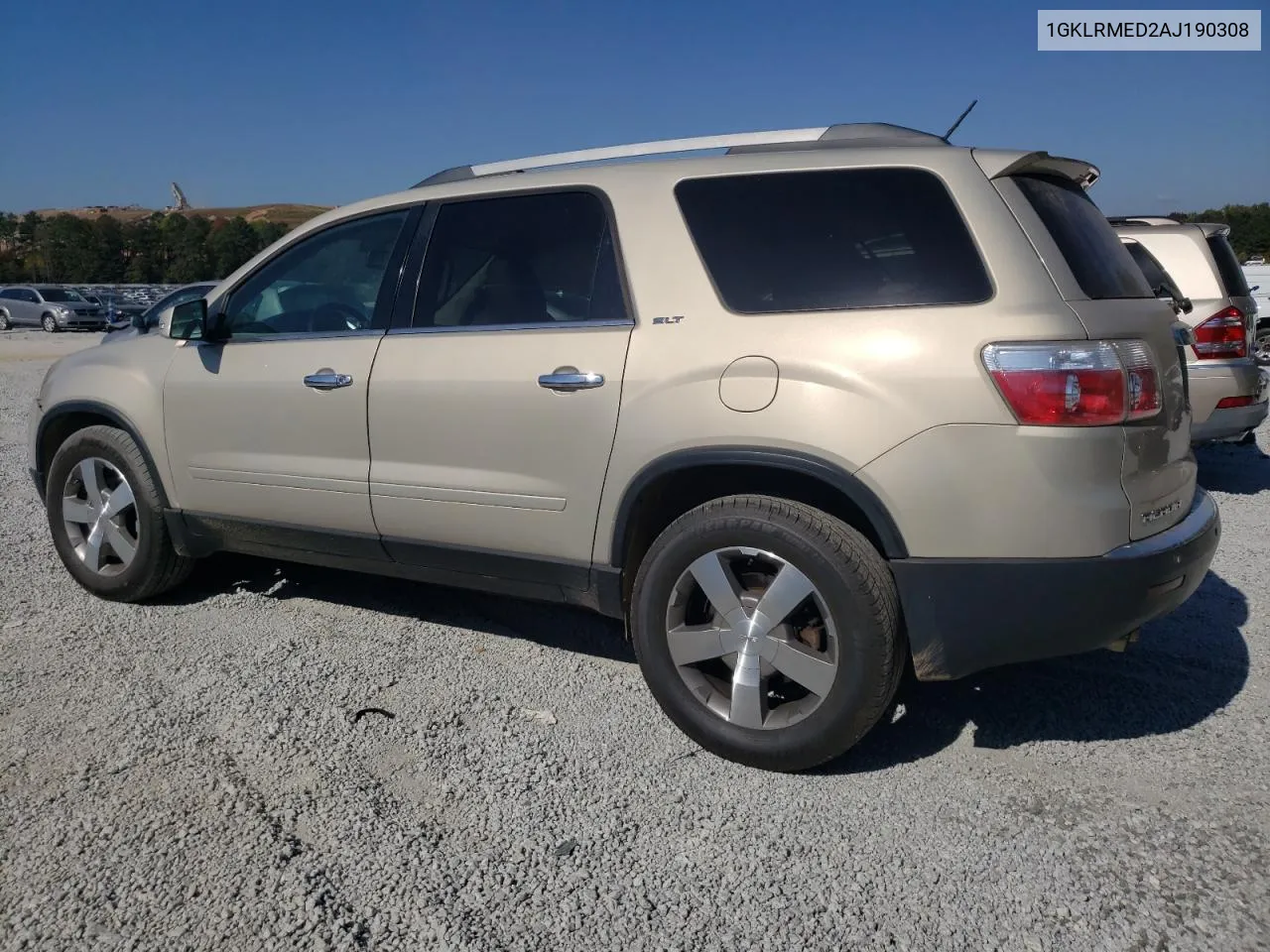 2010 GMC Acadia Slt-1 VIN: 1GKLRMED2AJ190308 Lot: 77278814