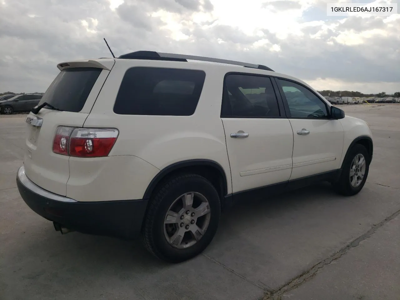 2010 GMC Acadia Sle VIN: 1GKLRLED6AJ167317 Lot: 77978514