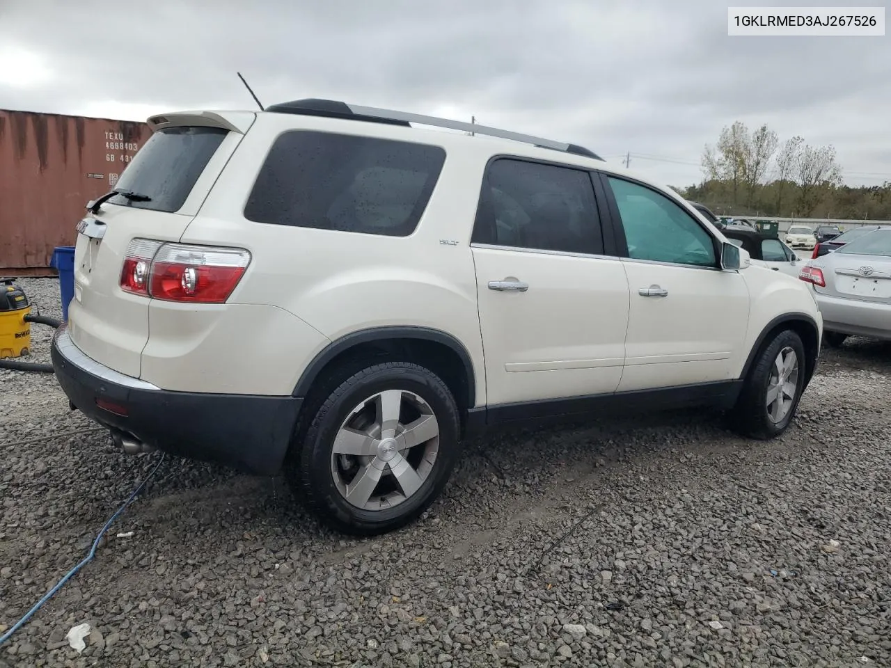 2010 GMC Acadia Slt-1 VIN: 1GKLRMED3AJ267526 Lot: 78224524