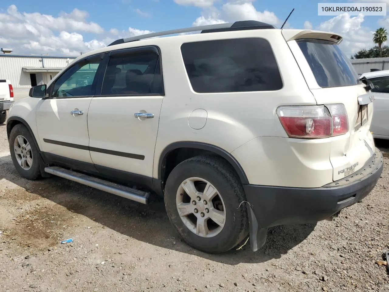 2010 GMC Acadia Sl VIN: 1GKLRKED0AJ190523 Lot: 78288474