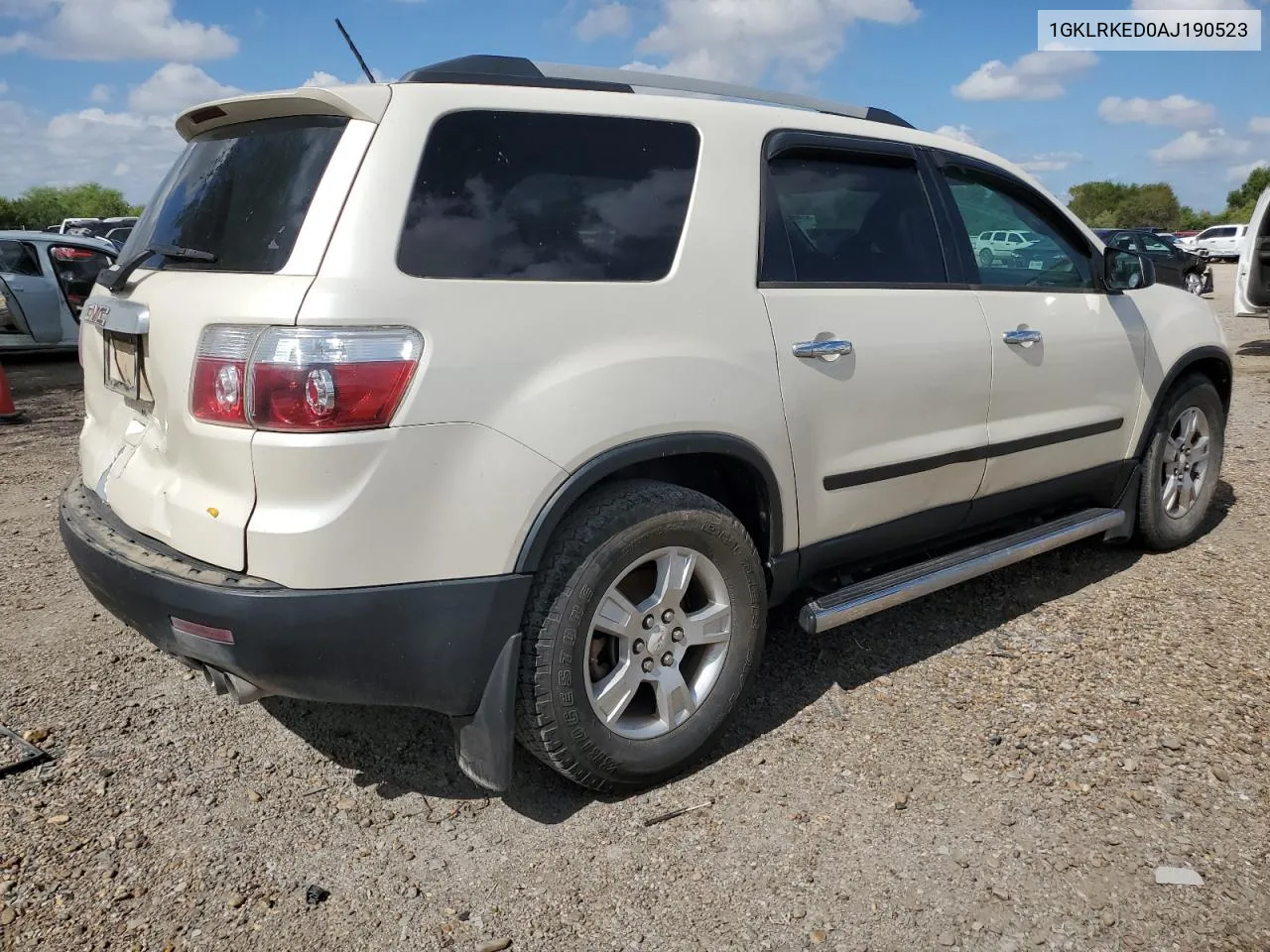 2010 GMC Acadia Sl VIN: 1GKLRKED0AJ190523 Lot: 78288474