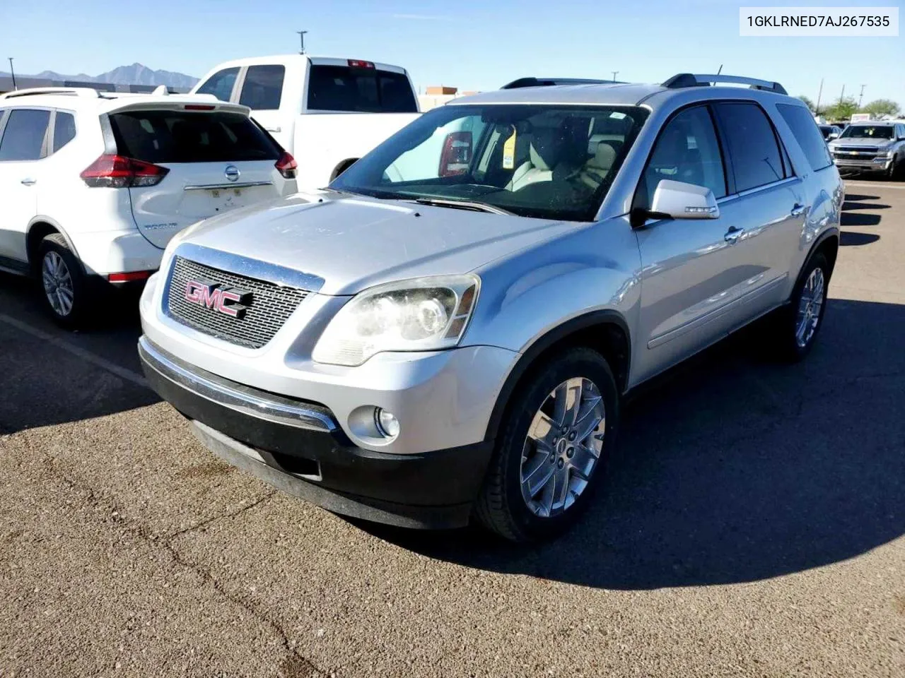 2010 GMC Acadia Slt-2 VIN: 1GKLRNED7AJ267535 Lot: 78760884