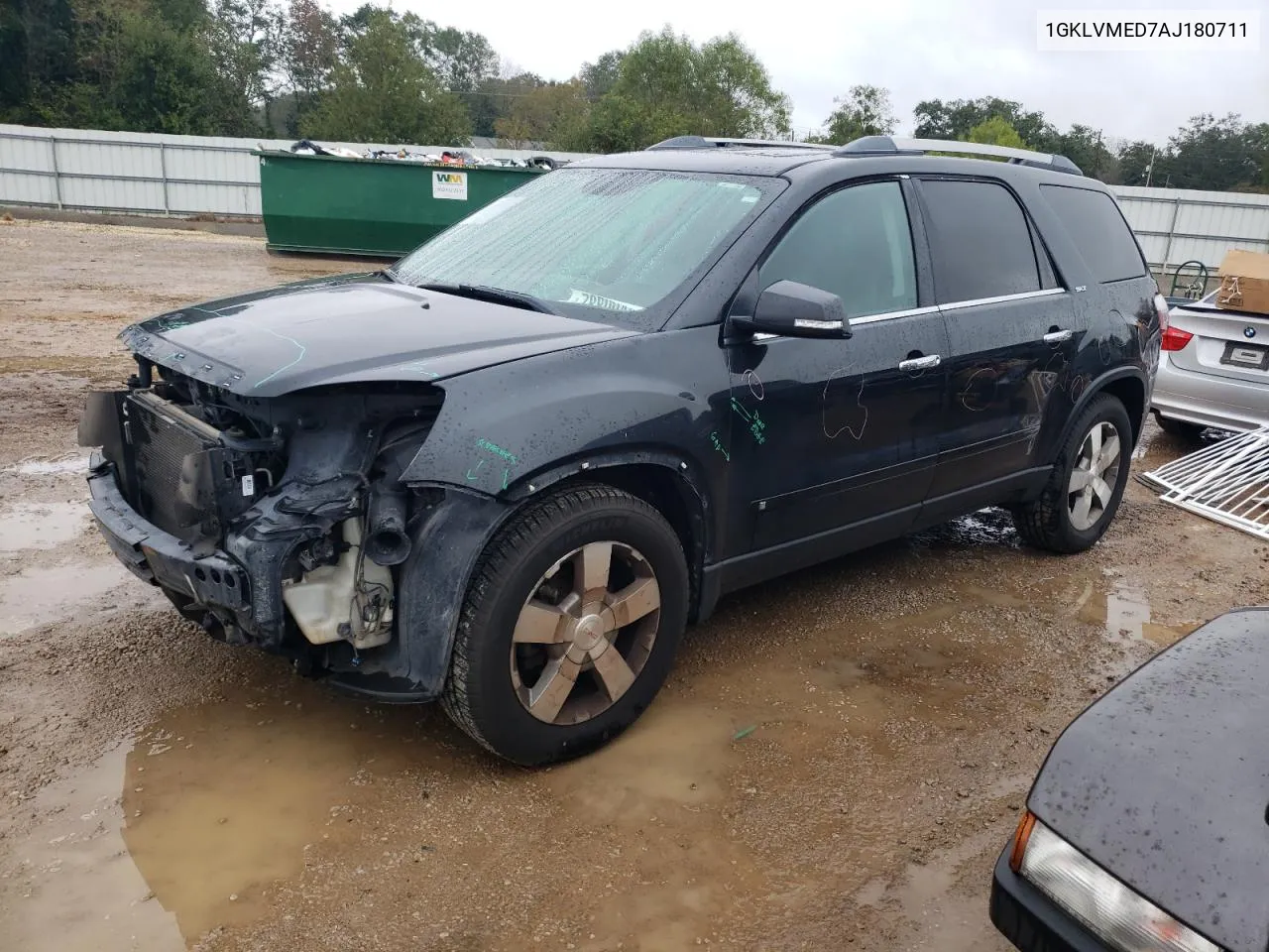 2010 GMC Acadia Slt-1 VIN: 1GKLVMED7AJ180711 Lot: 78800444