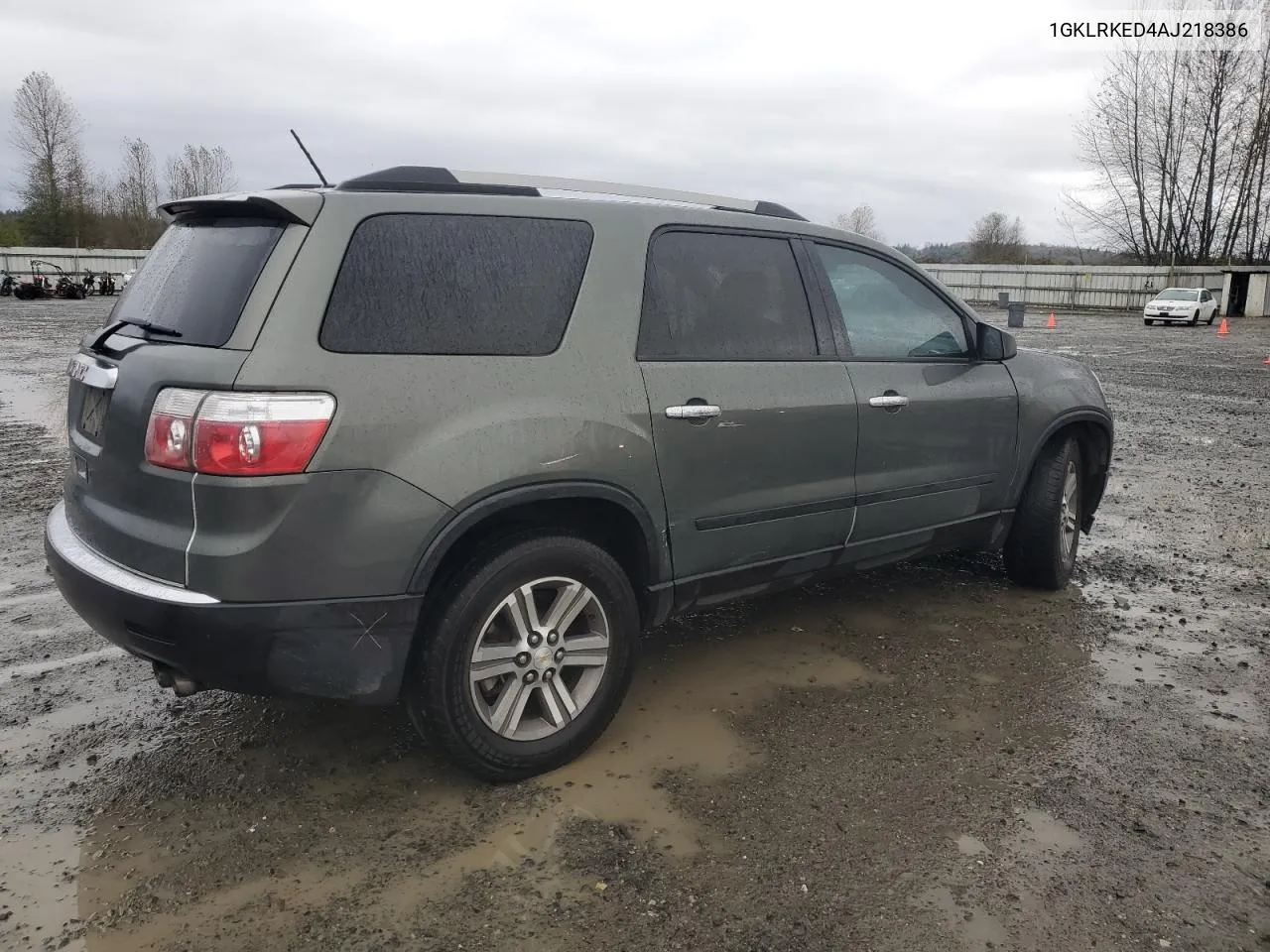 2010 GMC Acadia Sl VIN: 1GKLRKED4AJ218386 Lot: 79210334