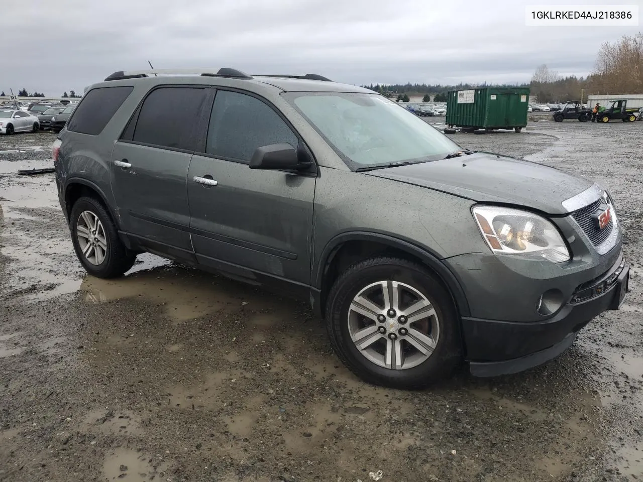 2010 GMC Acadia Sl VIN: 1GKLRKED4AJ218386 Lot: 79210334