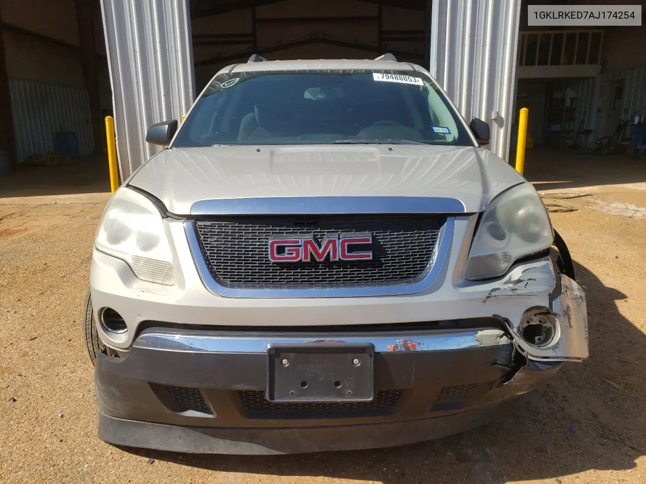 2010 GMC Acadia Sl VIN: 1GKLRKED7AJ174254 Lot: 79488853