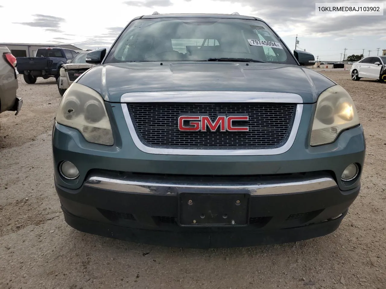 2010 GMC Acadia Slt-1 VIN: 1GKLRMED8AJ103902 Lot: 79745094