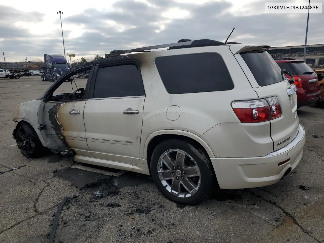 2011 GMC Acadia Denali VIN: 1GKKVTED9BJ244836 Lot: 37283574