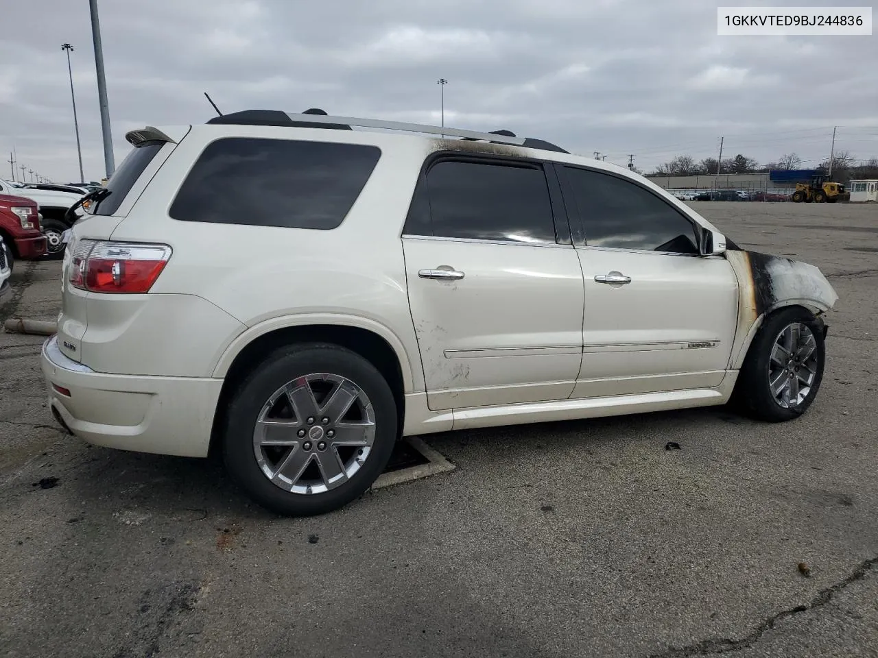 2011 GMC Acadia Denali VIN: 1GKKVTED9BJ244836 Lot: 37283574