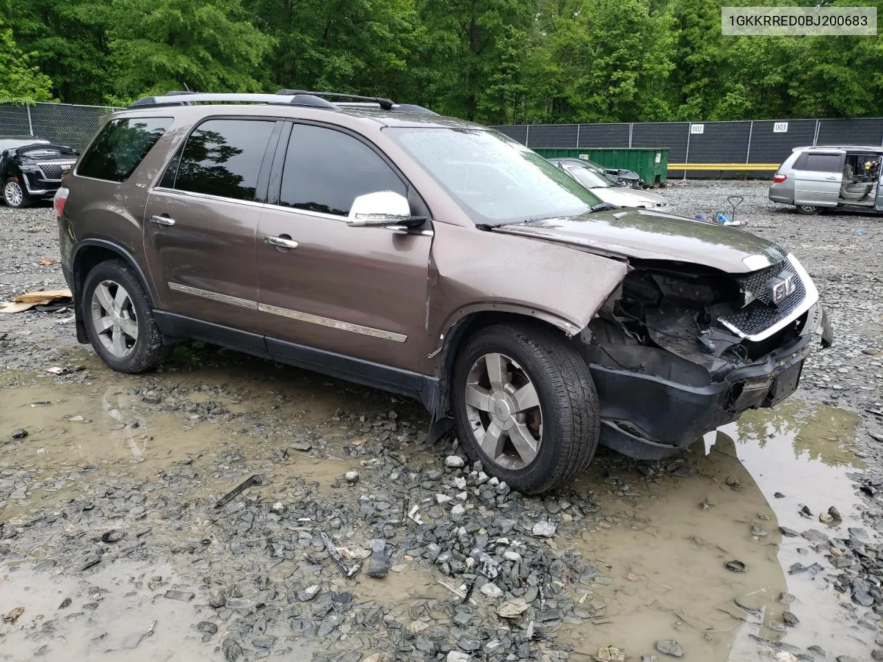 2011 GMC Acadia Slt-1 VIN: 1GKKRRED0BJ200683 Lot: 53787794