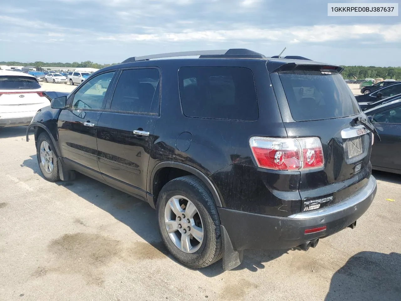 1GKKRPED0BJ387637 2011 GMC Acadia Sle