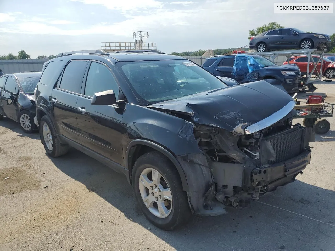 2011 GMC Acadia Sle VIN: 1GKKRPED0BJ387637 Lot: 62935144