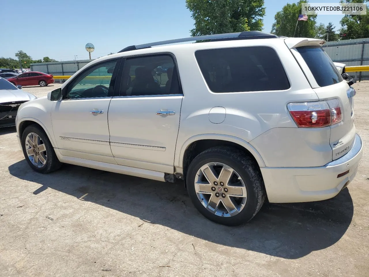 2011 GMC Acadia Denali VIN: 1GKKVTED0BJ221106 Lot: 63508334