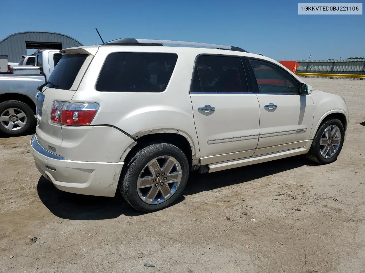 2011 GMC Acadia Denali VIN: 1GKKVTED0BJ221106 Lot: 63508334