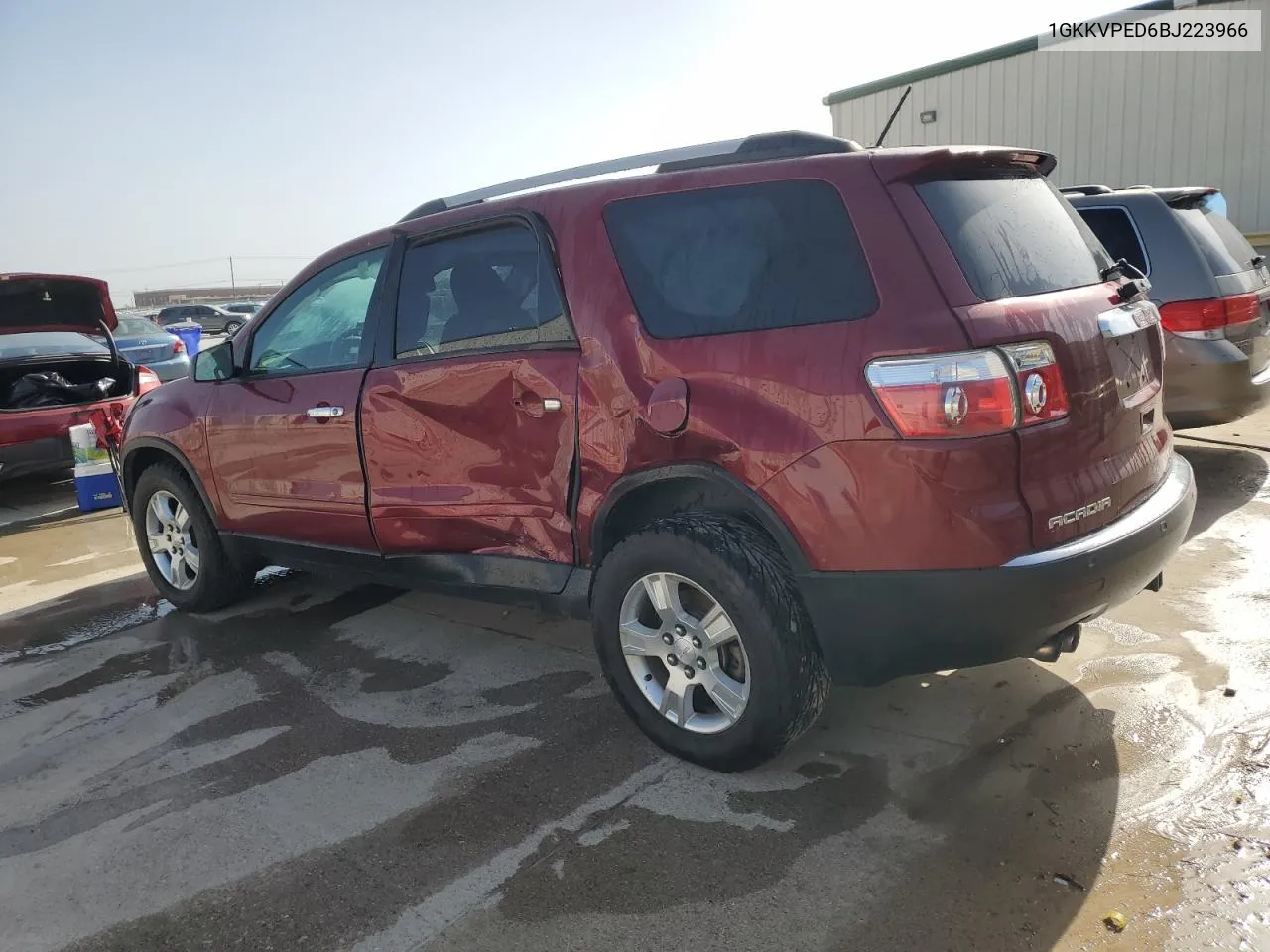 2011 GMC Acadia Sle VIN: 1GKKVPED6BJ223966 Lot: 65671664