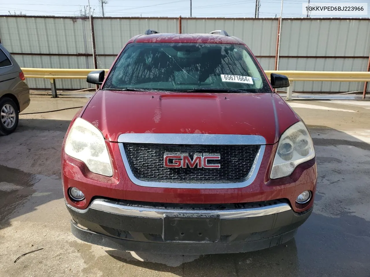 2011 GMC Acadia Sle VIN: 1GKKVPED6BJ223966 Lot: 65671664