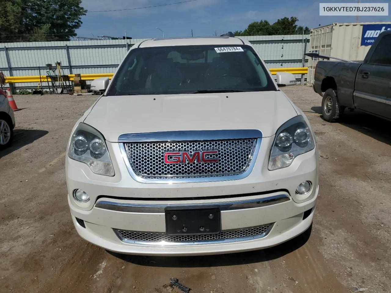 2011 GMC Acadia Denali VIN: 1GKKVTED7BJ237626 Lot: 66470784