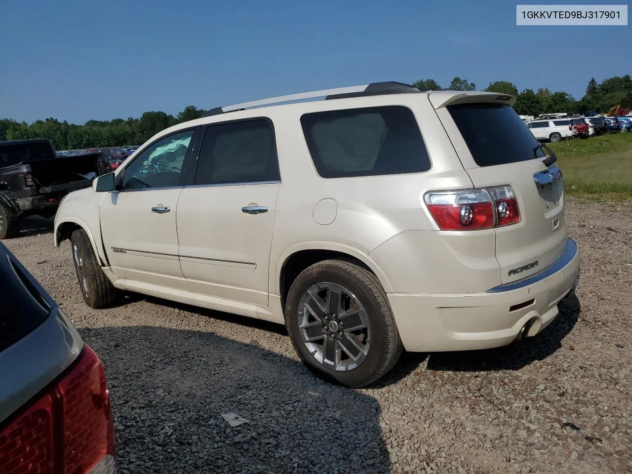 2011 GMC Acadia Denali VIN: 1GKKVTED9BJ317901 Lot: 67705814