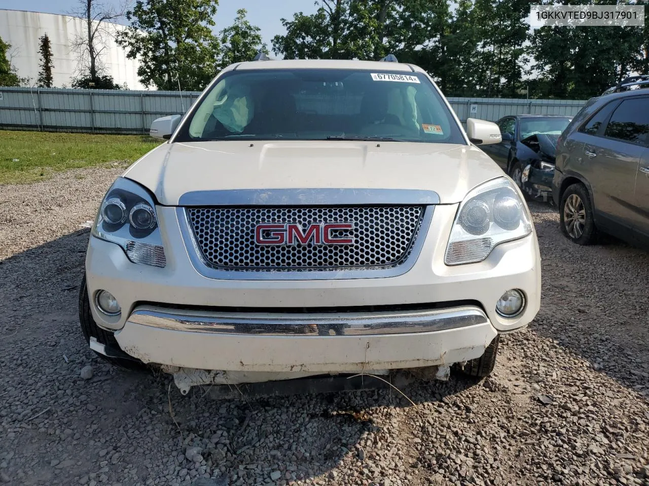 2011 GMC Acadia Denali VIN: 1GKKVTED9BJ317901 Lot: 67705814