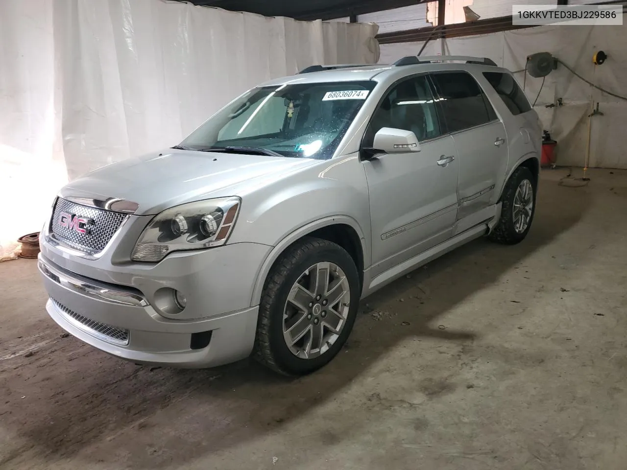 2011 GMC Acadia Denali VIN: 1GKKVTED3BJ229586 Lot: 68036074