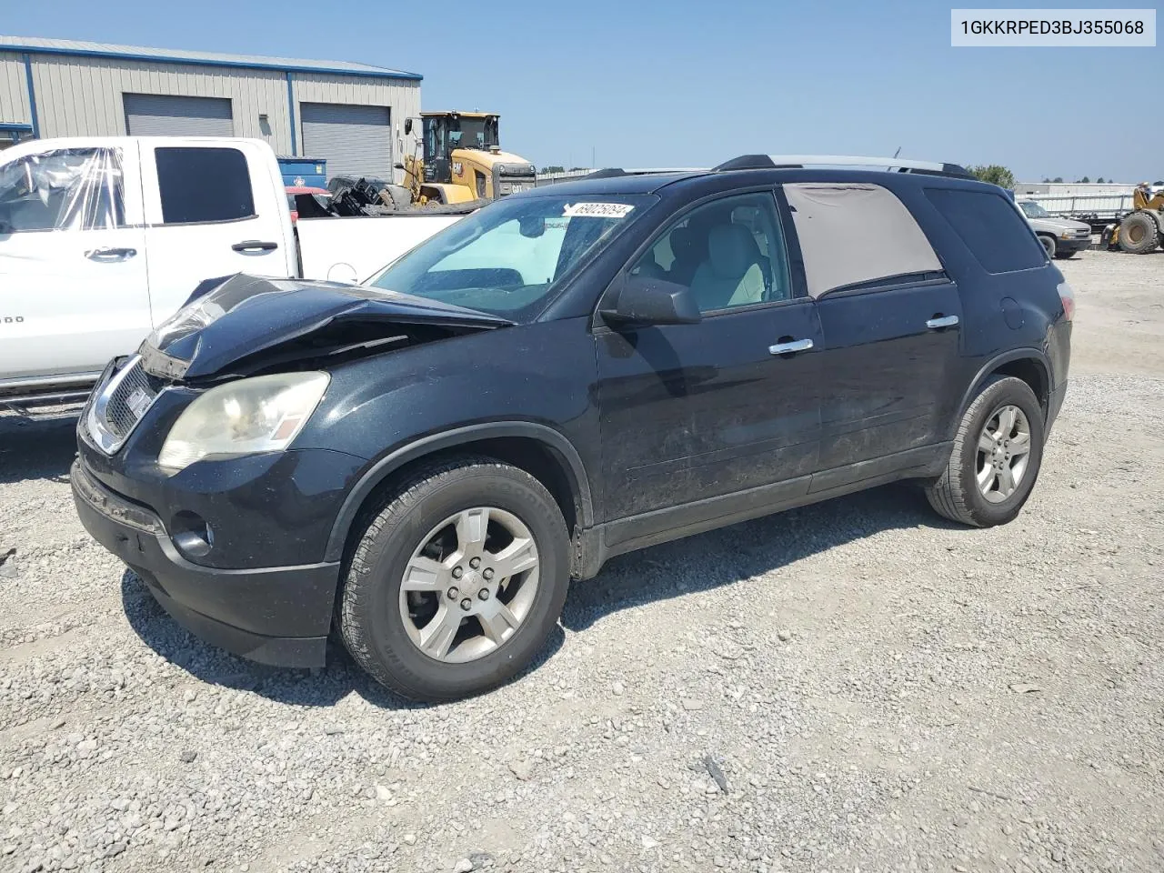 2011 GMC Acadia Sle VIN: 1GKKRPED3BJ355068 Lot: 69025094