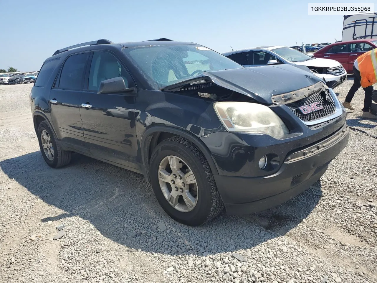 2011 GMC Acadia Sle VIN: 1GKKRPED3BJ355068 Lot: 69025094