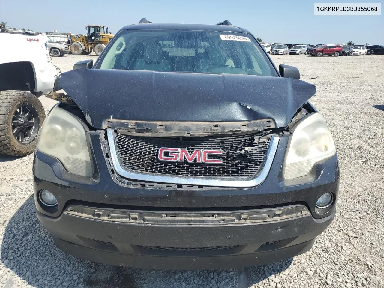 2011 GMC Acadia Sle VIN: 1GKKRPED3BJ355068 Lot: 69025094