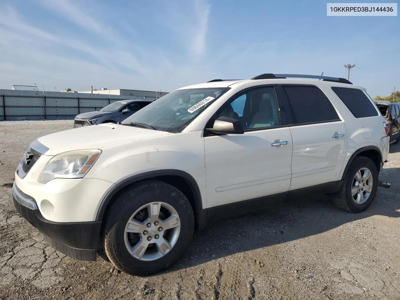 2011 GMC Acadia Sle VIN: 1GKKRPED3BJ144436 Lot: 69666214