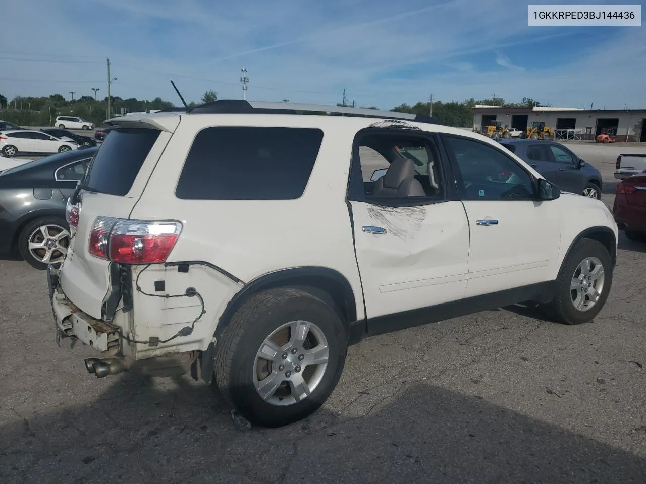 2011 GMC Acadia Sle VIN: 1GKKRPED3BJ144436 Lot: 69666214