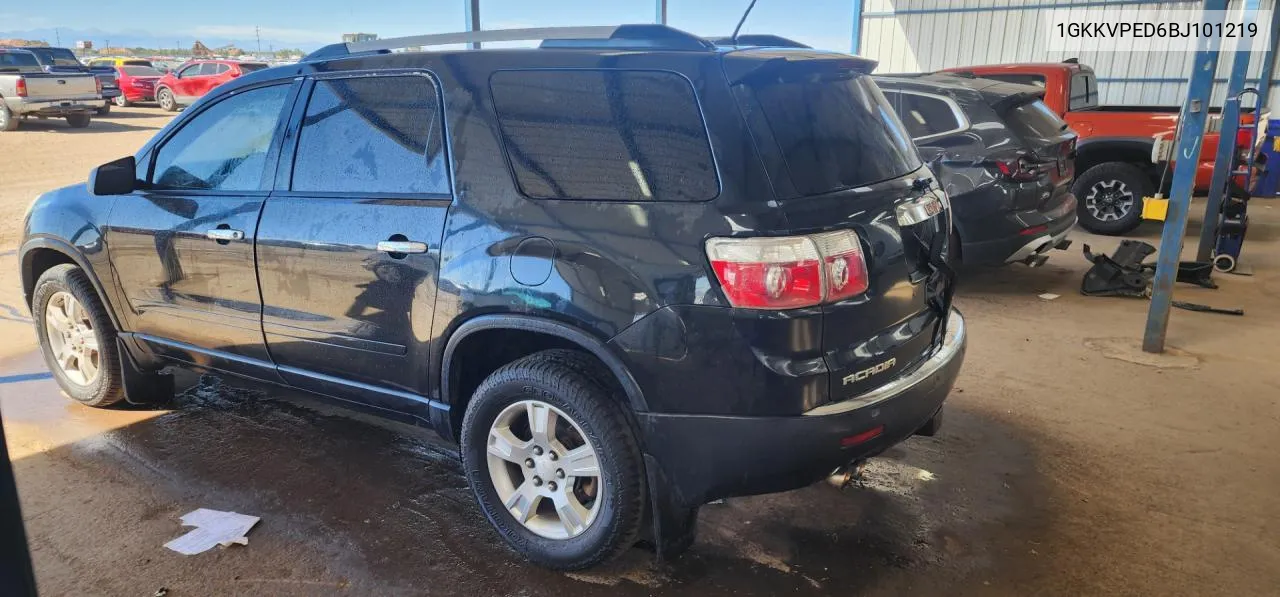 2011 GMC Acadia Sle VIN: 1GKKVPED6BJ101219 Lot: 69887764