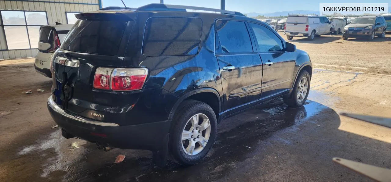 2011 GMC Acadia Sle VIN: 1GKKVPED6BJ101219 Lot: 69887764