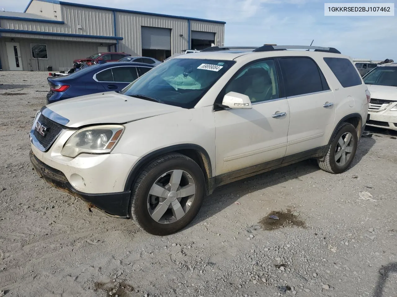 2011 GMC Acadia Slt-2 VIN: 1GKKRSED2BJ107462 Lot: 69899084