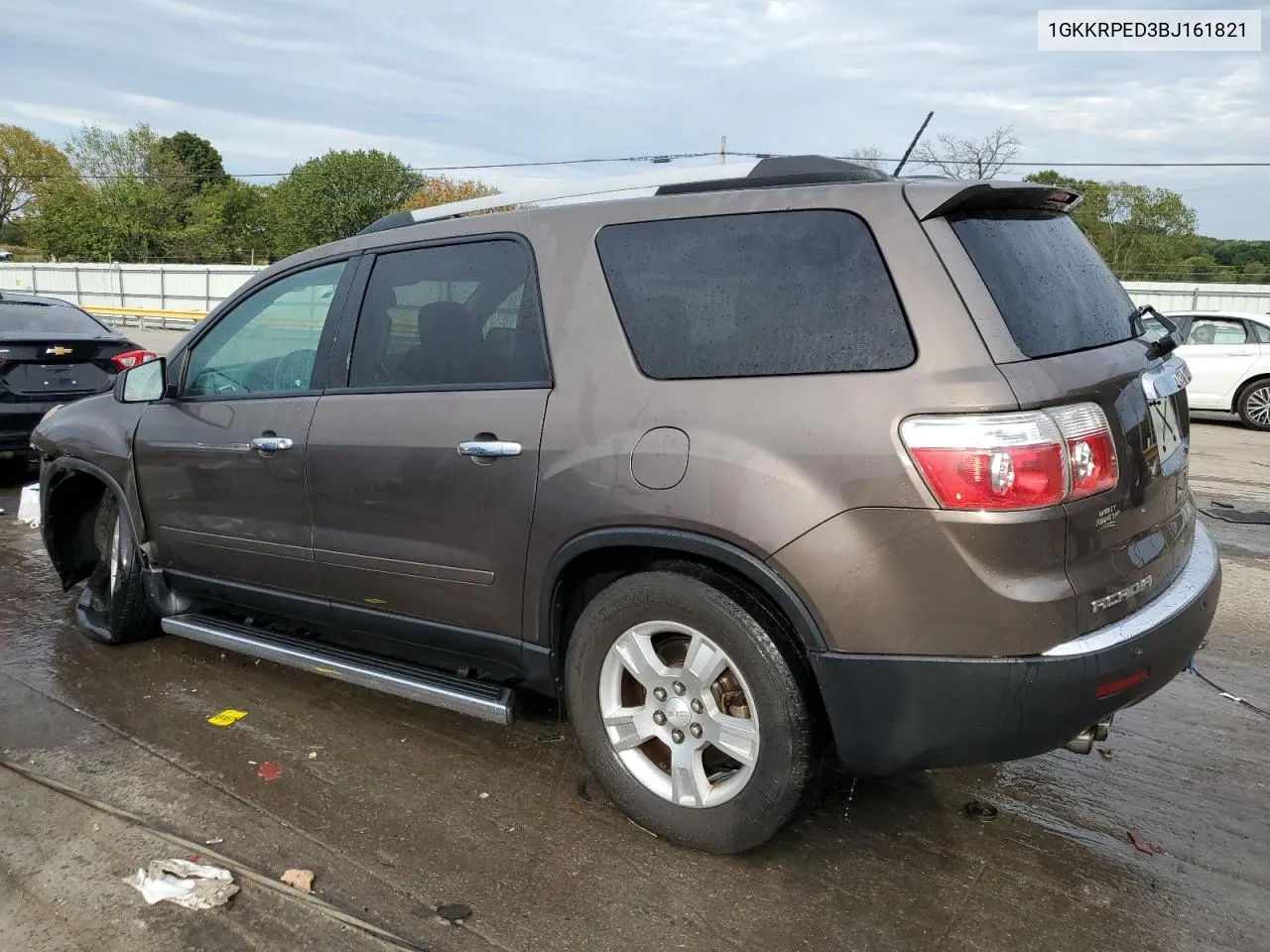 2011 GMC Acadia Sle VIN: 1GKKRPED3BJ161821 Lot: 70132754