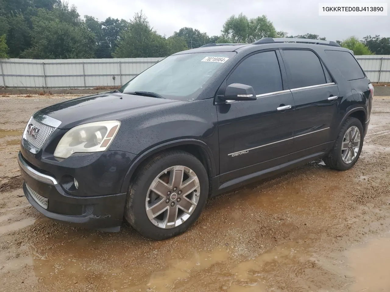 2011 GMC Acadia Denali VIN: 1GKKRTED0BJ413890 Lot: 70216984