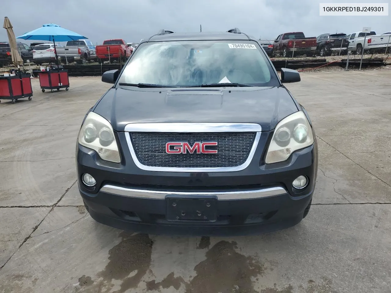 2011 GMC Acadia Sle VIN: 1GKKRPED1BJ249301 Lot: 70495104