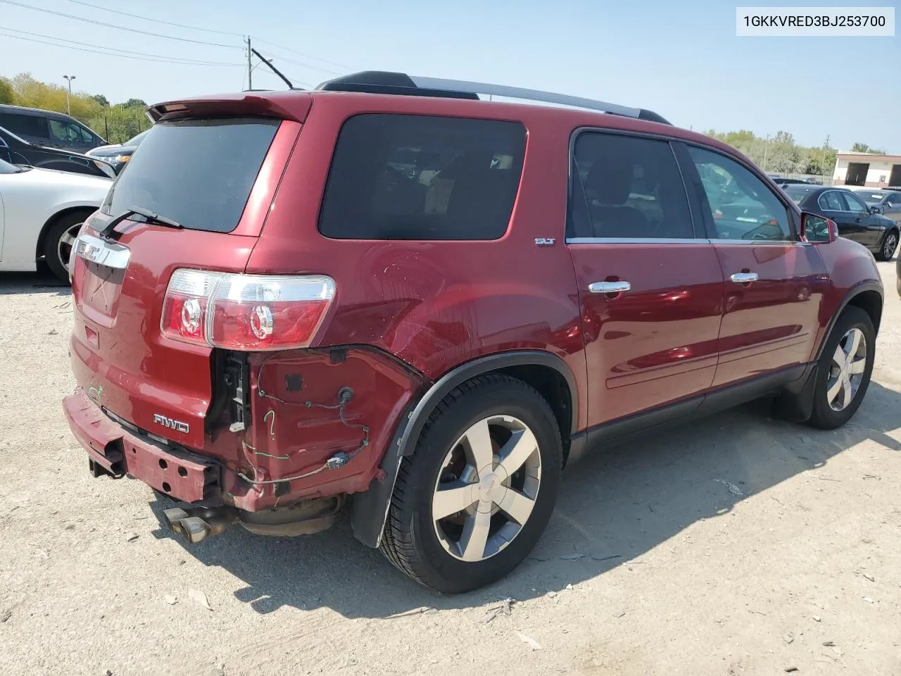 2011 GMC Acadia Slt-1 VIN: 1GKKVRED3BJ253700 Lot: 70961724