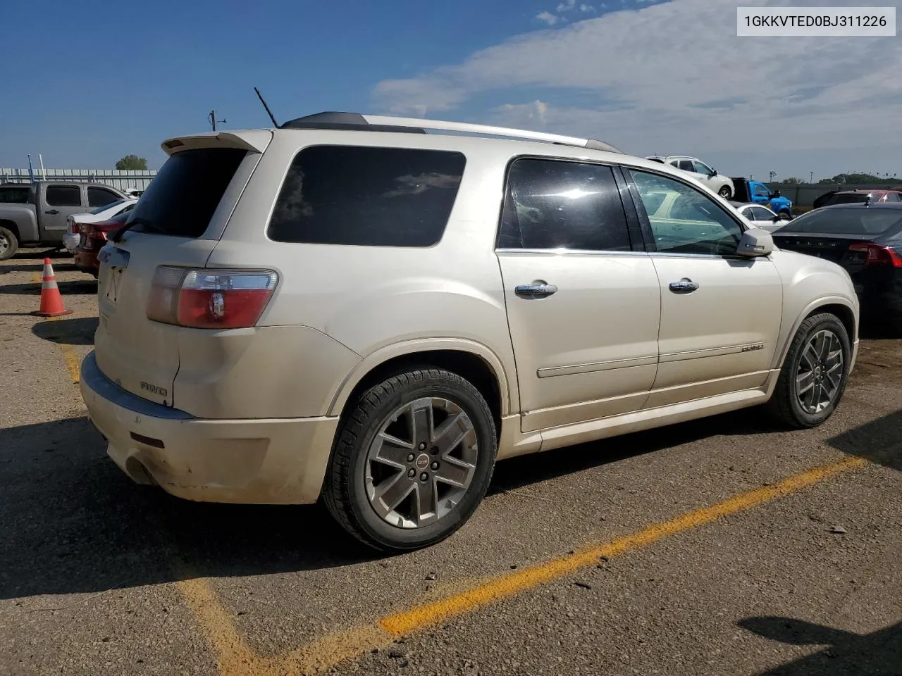 2011 GMC Acadia Denali VIN: 1GKKVTED0BJ311226 Lot: 71726324