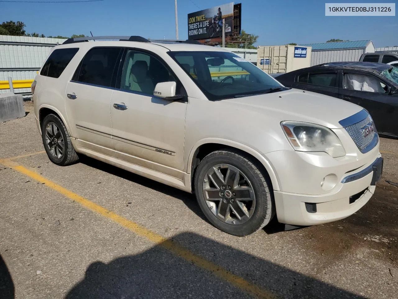 2011 GMC Acadia Denali VIN: 1GKKVTED0BJ311226 Lot: 71726324