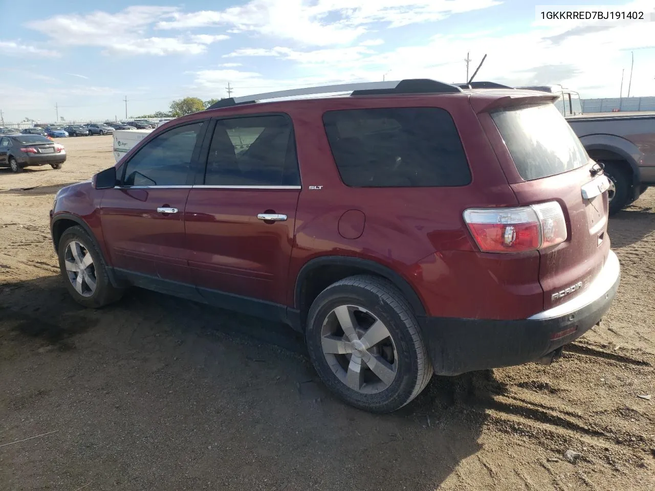 2011 GMC Acadia Slt-1 VIN: 1GKKRRED7BJ191402 Lot: 71763854