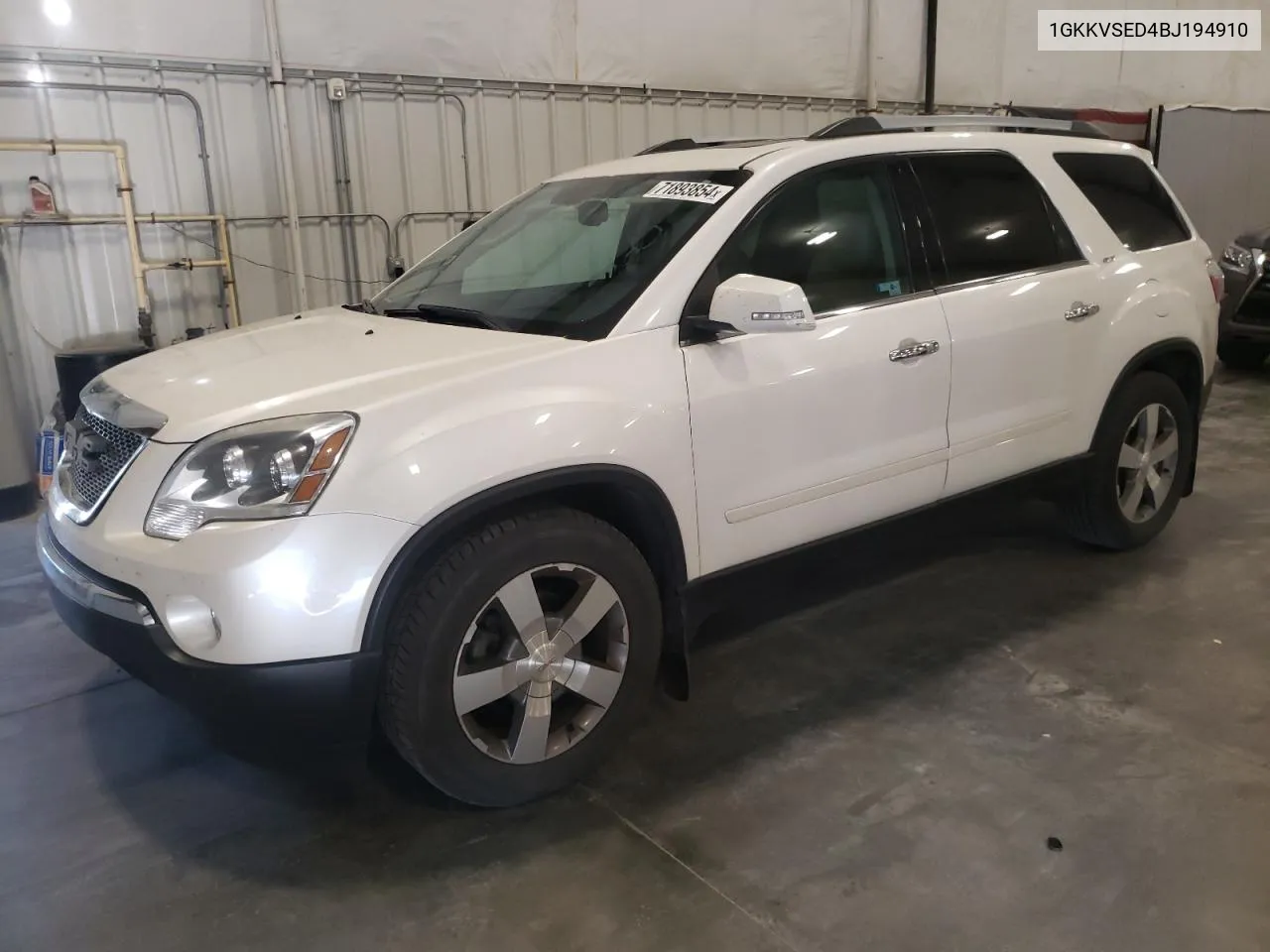 2011 GMC Acadia Slt-2 VIN: 1GKKVSED4BJ194910 Lot: 71893854