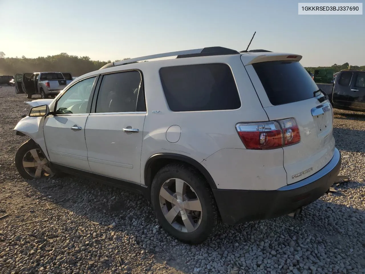 2011 GMC Acadia Slt-2 VIN: 1GKKRSED3BJ337690 Lot: 72271244