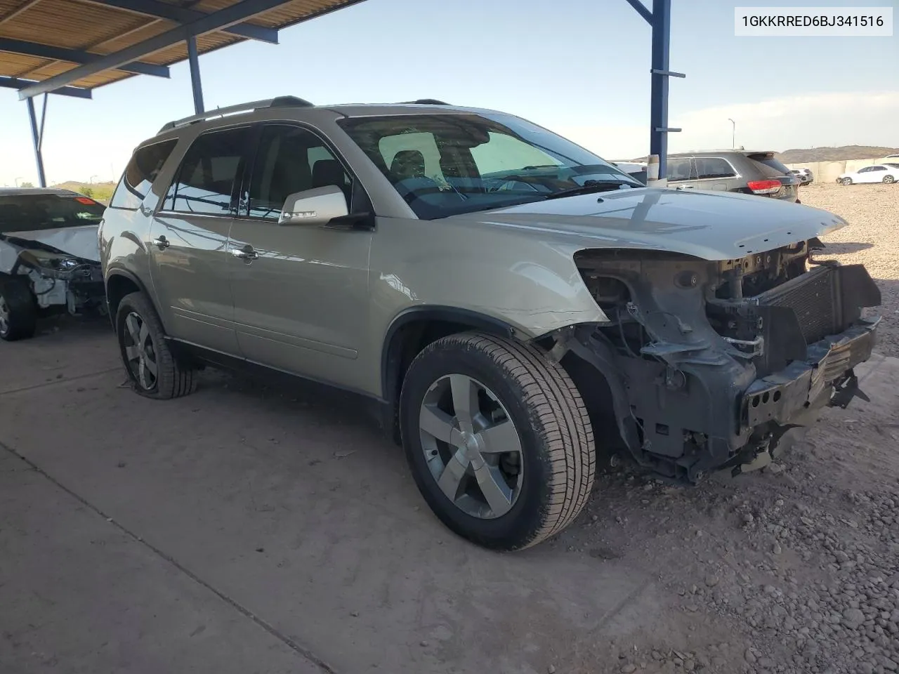 2011 GMC Acadia Slt-1 VIN: 1GKKRRED6BJ341516 Lot: 72571704